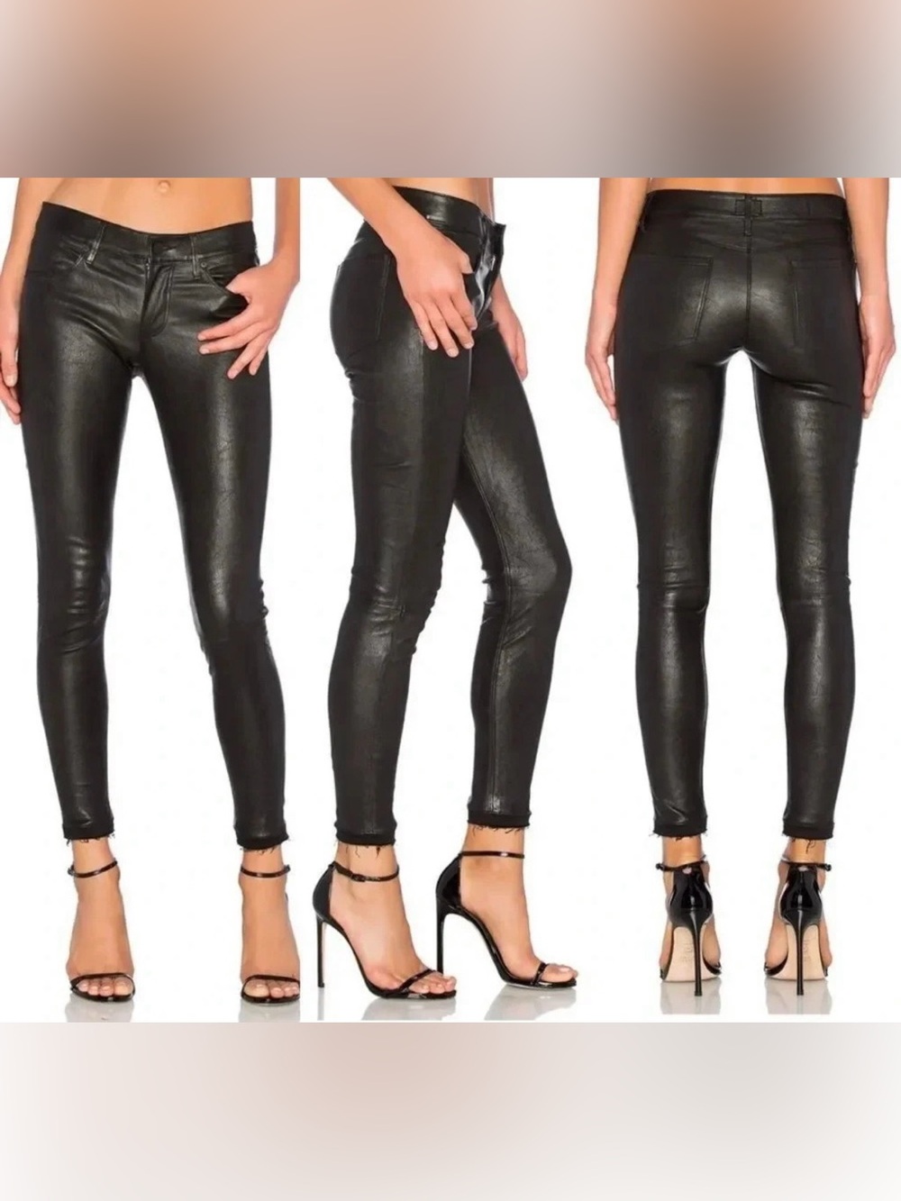 RtA Prince Skinny black leather pants - Picture 3 of 11